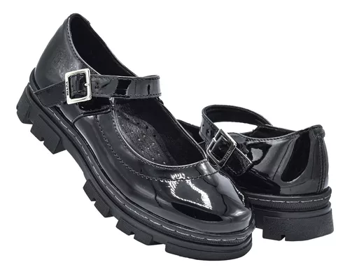 ZAPATOS ESCOLARES NIÑO YUYIN 20171 PIEL NEGRO YUYIN 20171