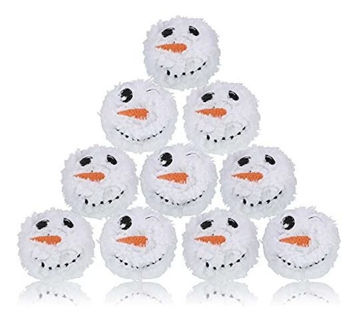 20 Piezas Plush Bola De Nieve Para Niños B0972sl93g1