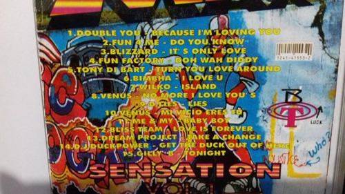 Cd Max Sensation Vol. 01 (importado Americano) Raro (Usado)