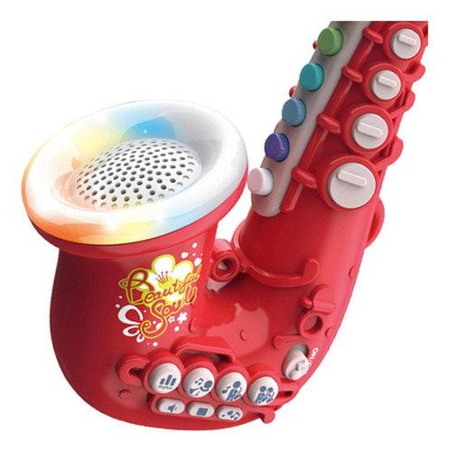 Juguete De Saxofón Con Carga Usb Con Luz Y Sonido, Juguetes