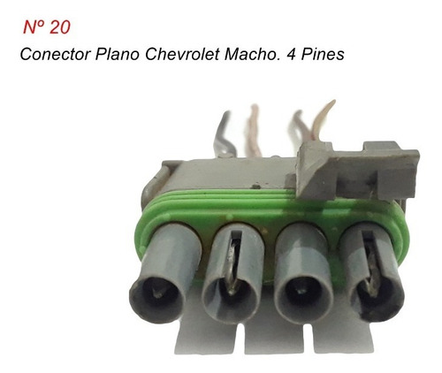 Conector Plano Chevrolet Macho 4 Pines (20)