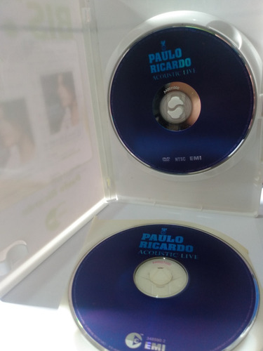 Dvd + Cd Paulo Ricardo Acustic Live Raro (Usado)