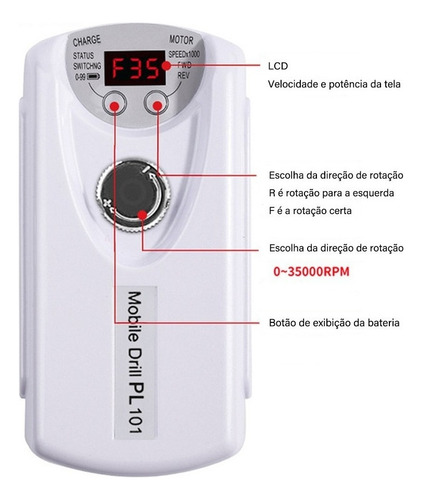 ... Kit De Pulidor Profesional De Esmeril For Uñas 3500