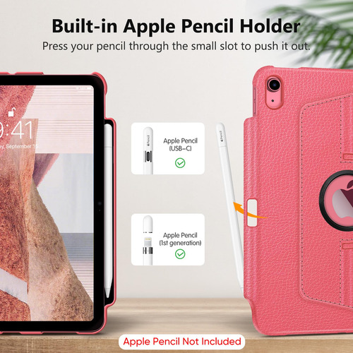 Funda Giratoria Fintie Para iPad 11.ª Generación De 11 Pulga
