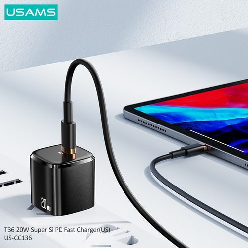 Imagen 6 de 6 de Mini Cargador De Carga Rapida 20w Tipo C Para iPhone 12/13