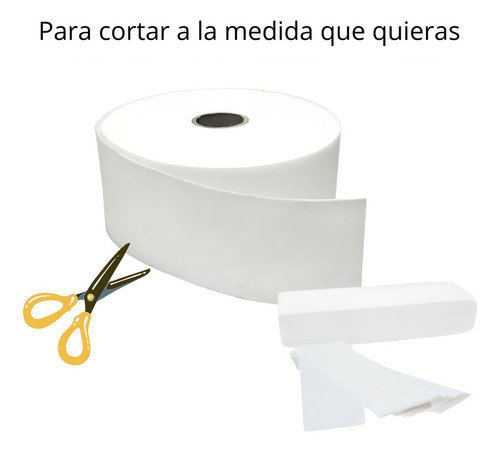 Cera Depilatoria Descartable 2 Uni +bandas Descartable Rollo