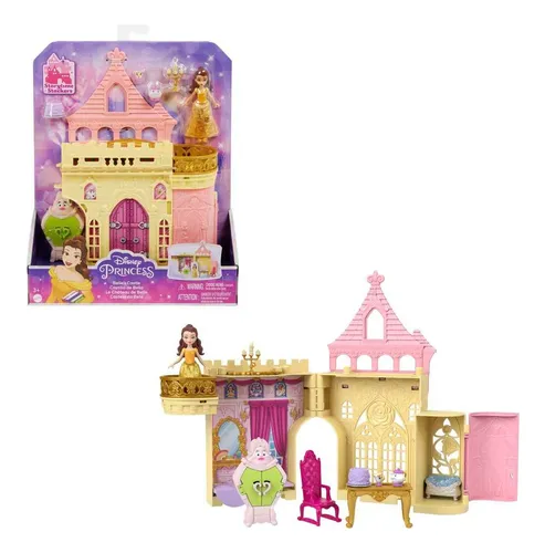 Disney Princess Playset Castelo Bela Empilhável Hlw94 Mattel