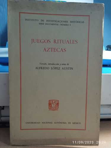 Juegos Rituales Aztecas (Usado)
