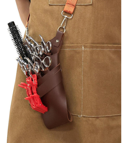 Bolsa Para Tesouras De Cabelo, Cinto Para Barbeiro, Suporte