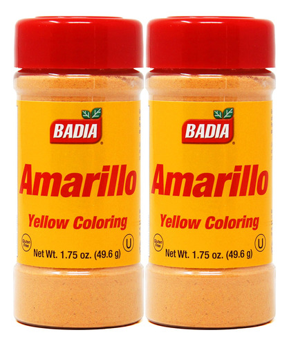 Badia Amarillo Colorante Amarillo, 1.75 Oz - Palatize Pack D