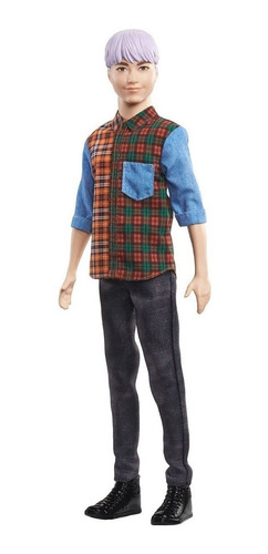 Imagen 1 de 2 de Barbie Ken Fashionistas Mattel GHW70