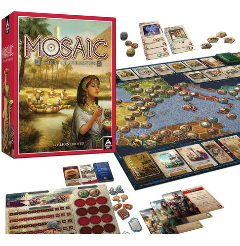 Juego De Mesa Mosaic A Story Of Civilization   De Es Fr80jm