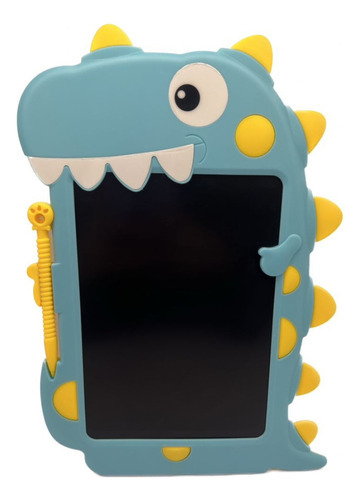 Lousa Magica Tablet Infantil Premium Dinossauro Premium Lcd Cor Azul