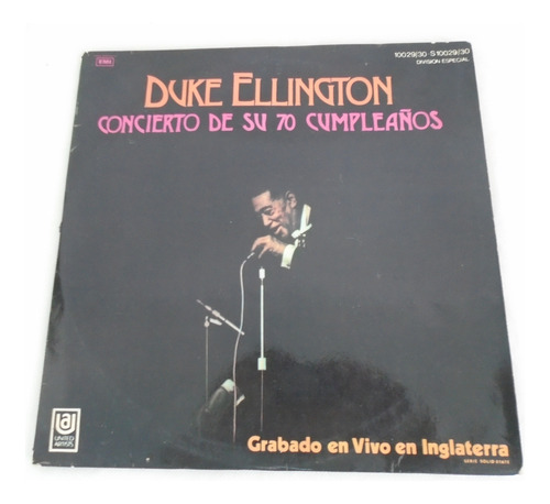 2 Lps De Duke Ellington. Concierto De Su 70 Cumpleaños