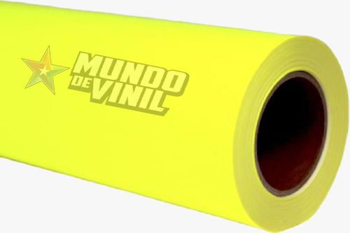 Vinil Textil Detalle Amarillo Neon Oferta !!!