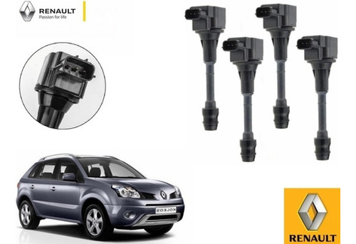 4x Bobinas De Encendido Renault Koleos 2011 Original