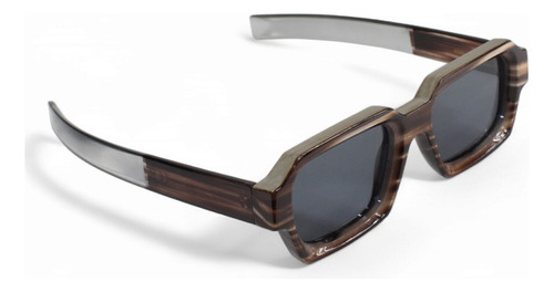 Lentes De Sol Textura Mármol Estilo Creativo Café Negro Café