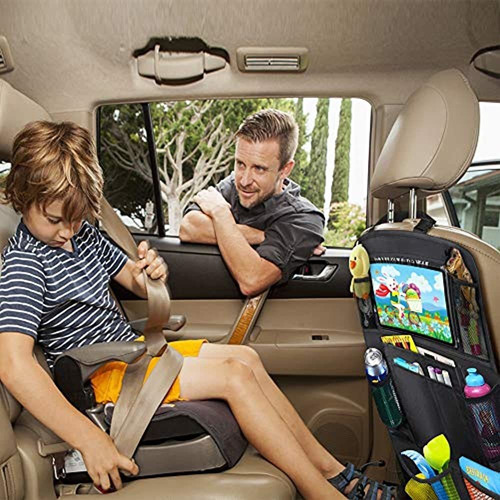 Imagen 3 de 3 de Organizador De Asiento Trasero Para Coche Con Soporte Para T