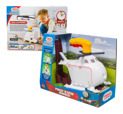 Thomas & Friends Track Master Harold -presiona Y Gira Mattel