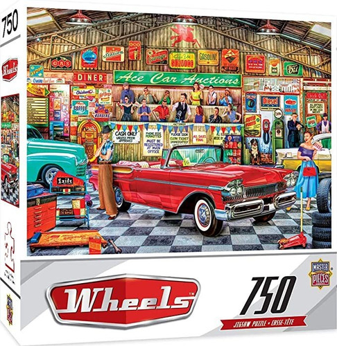 Masterpieces Wheels Rompecabezas, A Tu Servicio, The Auction