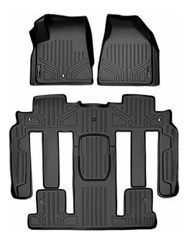 Maxliner Custom Fit 2 Row Black Floor Mat Liner Set Le2gf