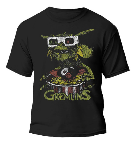 Remera Greamlins Clasicos Diseño 100% Algodon