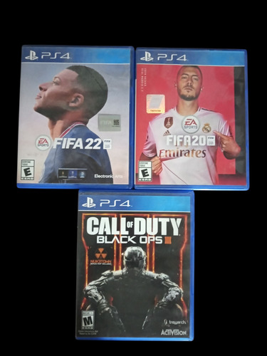 Playstation 4 Slim + 3 Joystick + 3 Juegos Usada Impecable Negro (Usado)