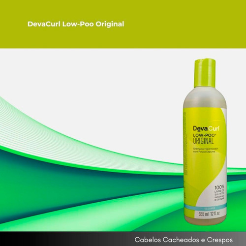 Devacurl Low-poo Original Shampoo Com Pouca Espuma 355ml