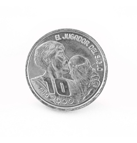 Imagen 9 de 9 de Moneda Niquel Diego Maradona De Coleccion 40 Aniversario