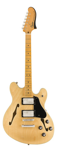 Guitarra elétrica Squier by Fender Classic Vibe Starcaster de  bordo natural poliuretano brilhante com diapasão de bordo