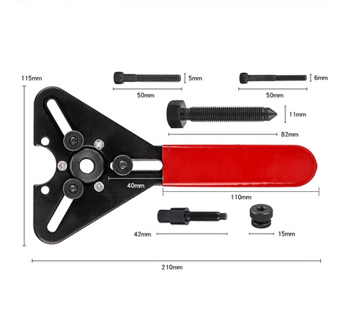 8 Pcs Car Air Compressor Clutch Remover Installer Dual-use