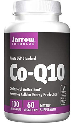 Jarrow Formulas Co-q10 100 Mg - 60 Capsulas Vegetales - Res