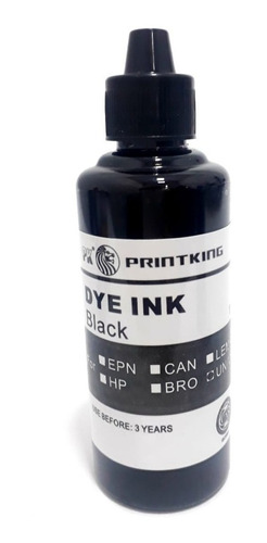 Tinta Universal Impresoras Inyección Colores Negro
