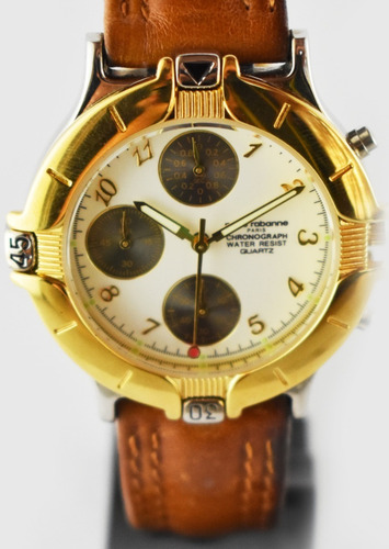 Imagen 2 de 8 de Reloj Paco Rabanne Luxury W Cronógrafo Acero Comb Garantía