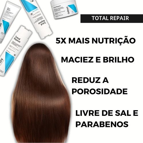 Shampoo Nutrição E Reparação Imediata Total Repair 250ml Gab