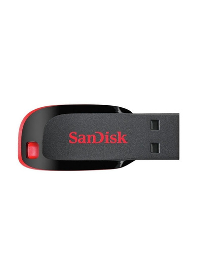 Imagen 3 de 3 de Pendrive SanDisk Cruzer Blade 128GB 2.0 negro y rojo