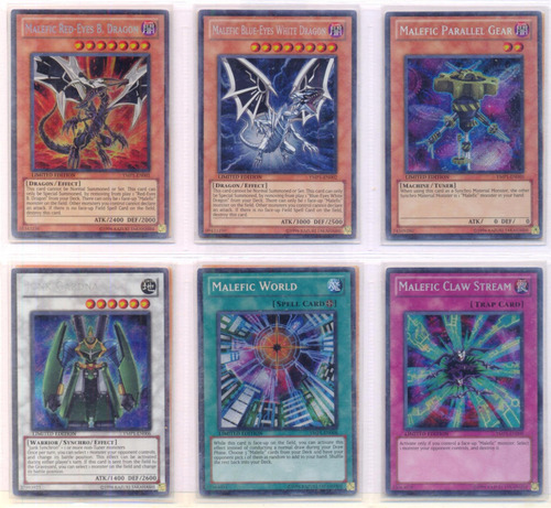 Malefic Red Blue Eyes Dragon Junk Garna World Claw / Ymp1 