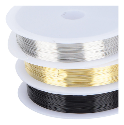 Jewelry Wire 6 Pack Beading Set Brass Roll Mini Diagonal