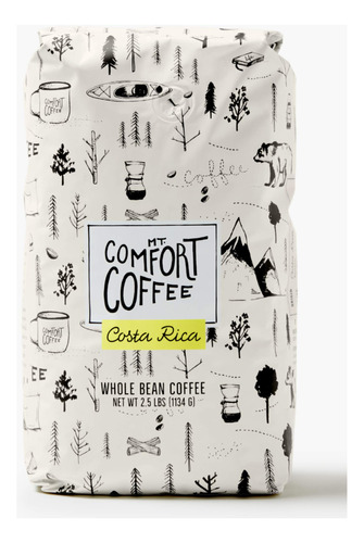 Mt. Comfort Coffee Costa Rica - Asado Medio, Bolsa De 2.5 Li
