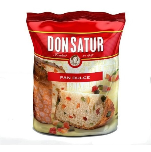 Pan Dulce Con Fruta Don Satur Pack X 6 Unidades