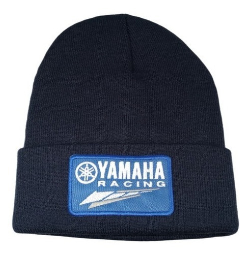 Gorro Beanie De Lana Con Parche Yamaha