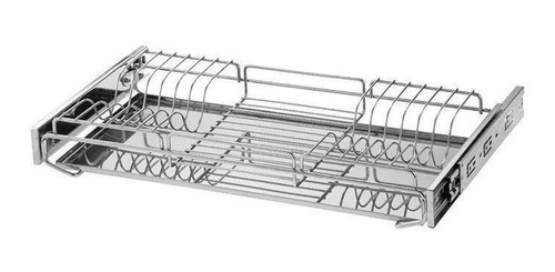 Imagem 2 de 3 de Ecorredor De Pratos Deslizante Bandeja Inox 670mm R2017