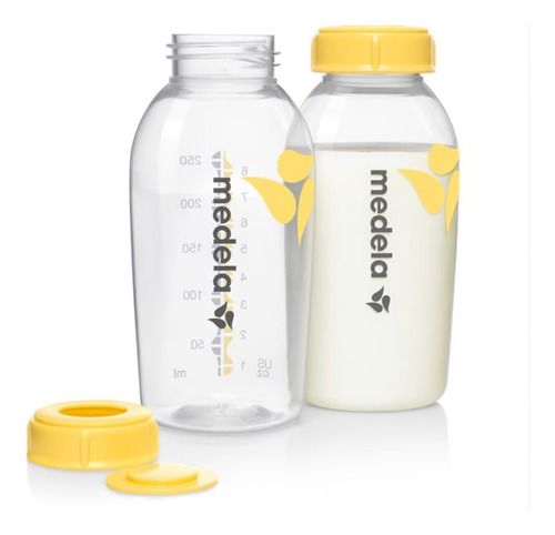 Botellas C/tapa Medela Para Leche Materna 250mlx2 Maternelle