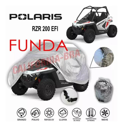 Funda Cubierta Lona Cubre Polaris Rzr 200 Efi