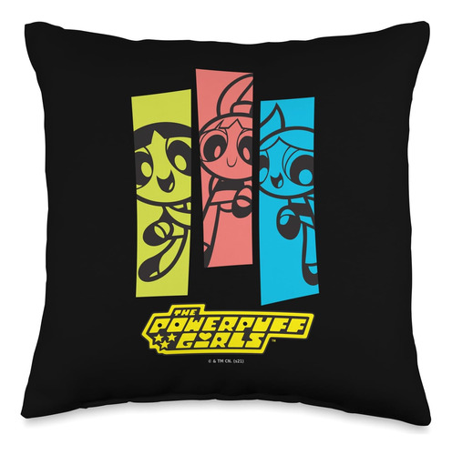 Cartoon Network Powerpuff Girls - Almohada De Tres Power Puf