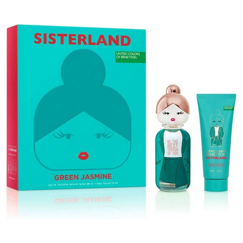 Benetton Sisterland Green Jasmine Edp 80ml+ Body Lotion 75ml