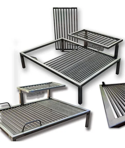comprar Parrilla Doble 60x50cm Varilla De 8mm Seccion Achuras Nuevas