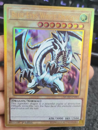 Blue-eyes White Dragon - Premium Gold Rare - Yugioh!