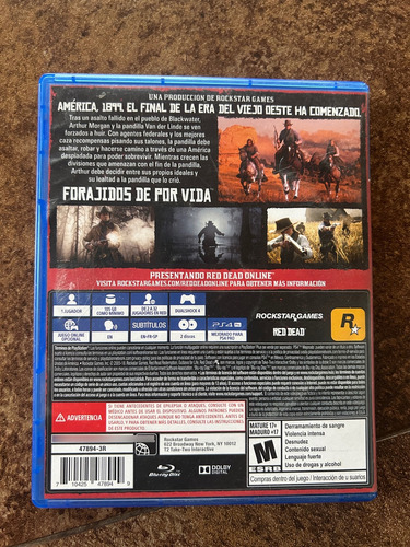 Red Dead Redemption Ii Juego Ps4 Físico (Usado)