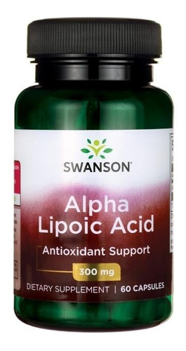 Acido Alfa Lipoico Ala Antioxidante 300mg 60cap Envio Gratis